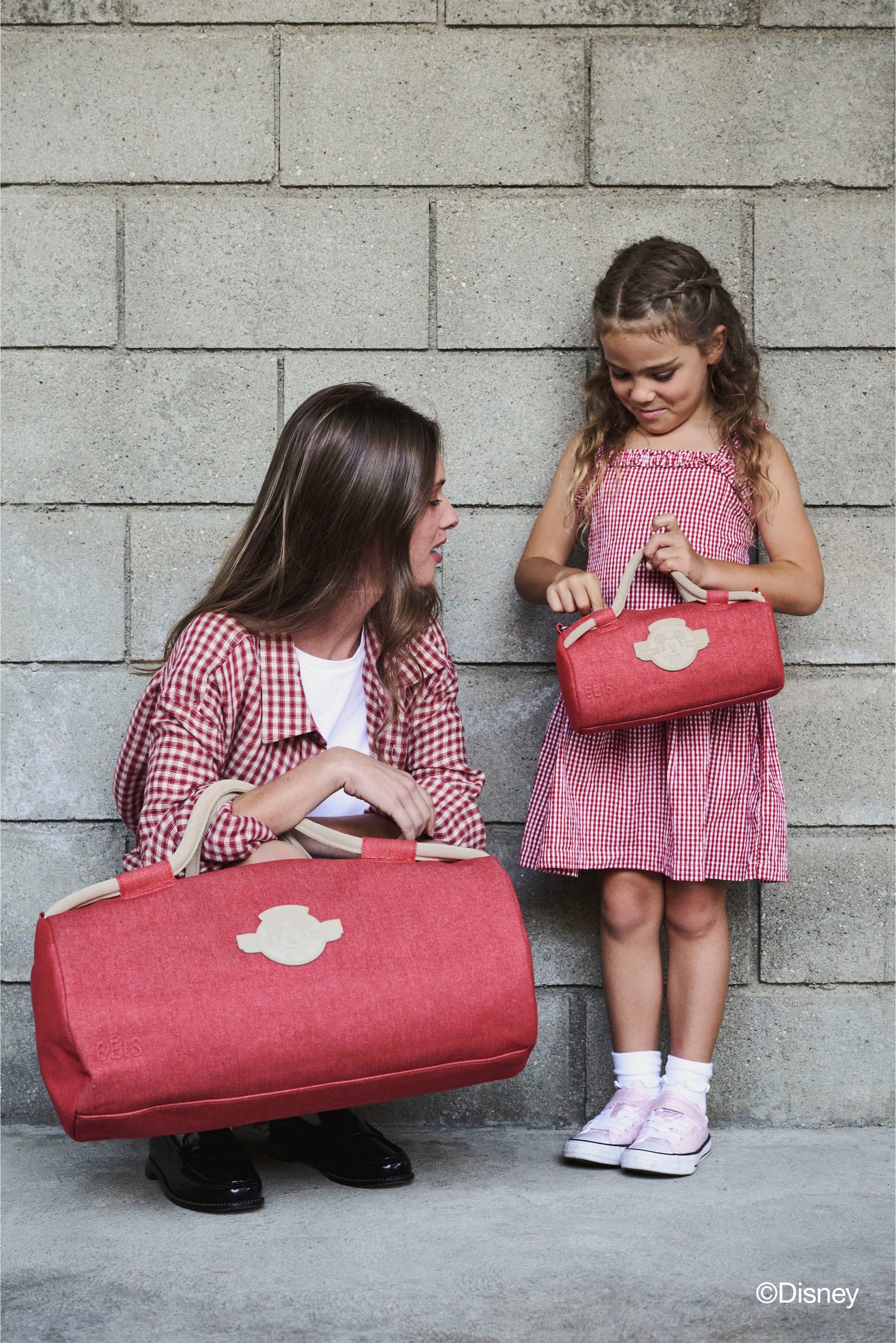 The Disney Large Duffle in Red Jeans - Image 3