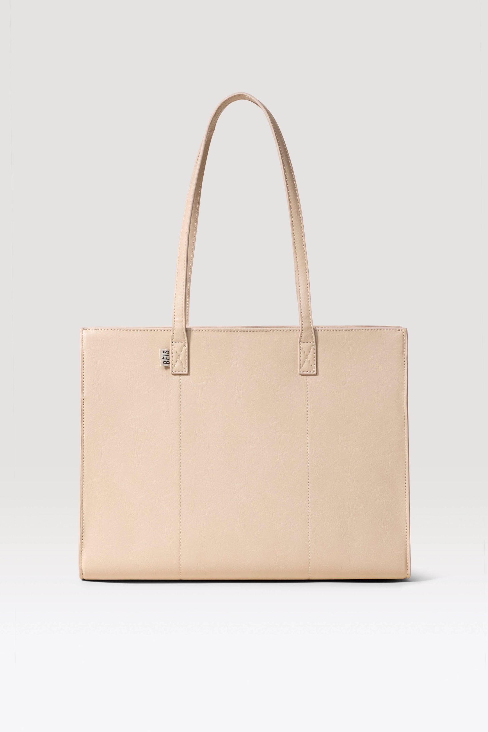 The Work Tote in Beige